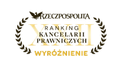 Distinction in the PRO BONO Law Firm category according to the 22nd Ranking of Law Firms by Rzeczpospolita